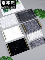 Set of device Objects Pendulum toilet Nordic Bathroom Washroom Wash liquid trays Natural modern square marble veins