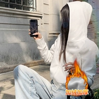 Белая короткая двойная молния [тонкий бархат осени и зимы]