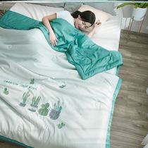  Timmy cloud ice silk air conditioning summer cool quilt thin quilt double-sided Tencel summer quilt Modal four seasons single double quilt core