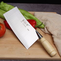 Genuine Gehua Grind-Free Ultra-Thin Slicing Knife Kitchen Knife Stainless Steel Kitchen Knife Household Chinese Knife Meat Cleaver Kitchen Knife