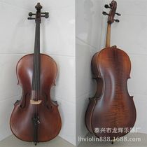 Supply of antique matte cashew lacquer cello handmade pattern cello performance grade