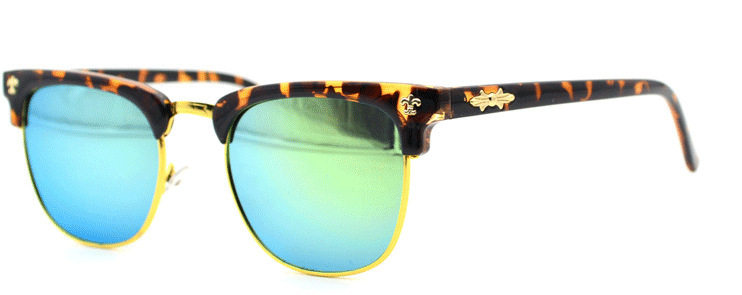 Половина очков мужские ретро-ретро-большие бокалы миопий 