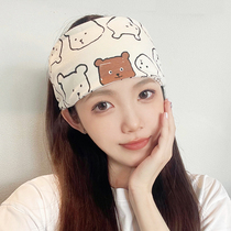 Confinement hat for pregnant women in summer thin pure cotton spring and autumn breathable headband postpartum forehead protection maternity hair bandana