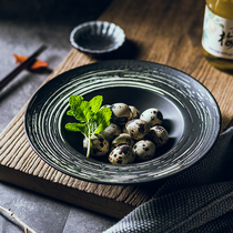 Home Creative Western Dining Tray Pasta Sara Pan Day Style Spaghetti Dish Western Meal Thick Soup Dish Bowl Straw Hat Pan