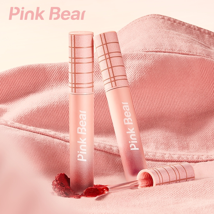 pinkbear旗舰店皮可熊牛仔唇泥奶绒口红学生哑光平价唇釉口红唇彩