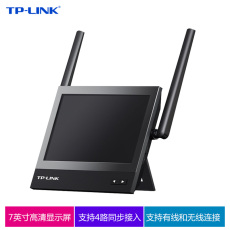 Сетевая IP камера tp-link无线监控主机高清7英寸无线wifi录像机室内外家用手机远程壁挂4路监控器网络可视nvr语音对讲tl-dp1s TP/LINK