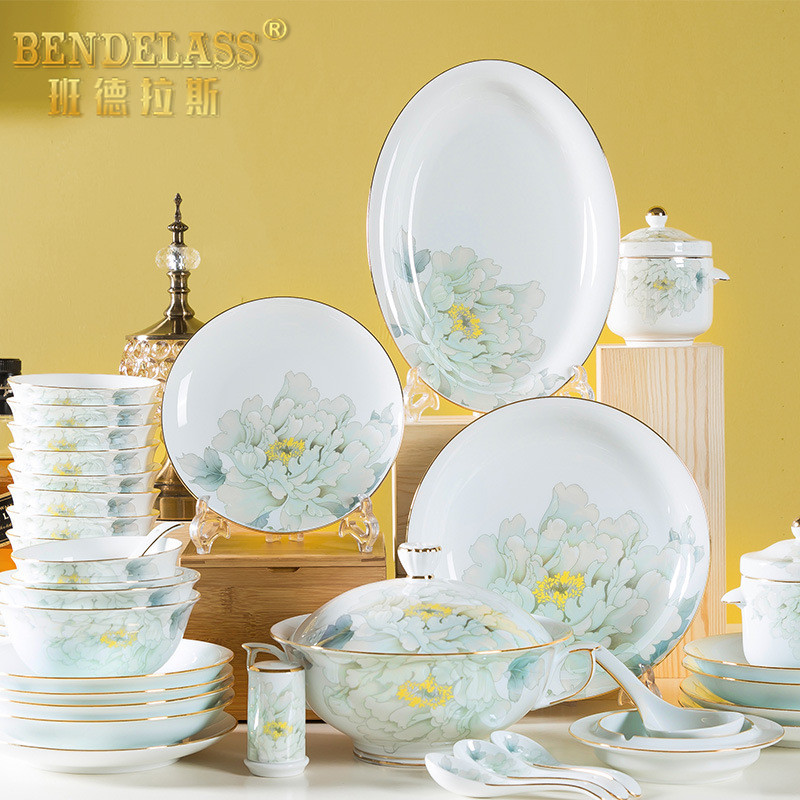 Banderas Chinese cutlery sets for dinner bowls trays Home light lavish and good-looking bowls Joe moving bowl suit