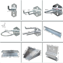 Tool Hook Five Gold Tool Rack Hook Hole Plate Parts Box U Type Hook Drill Rig Square Hole Single Inclined Hook