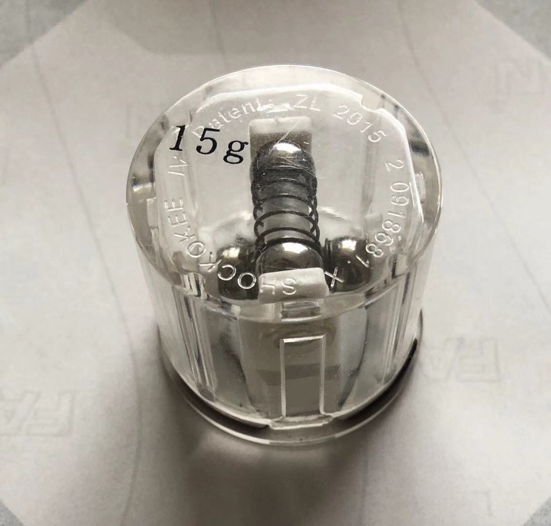 Logistics transportation shock indicator fourth generation shockproof label wooden box buffer vibration display monitoring display label