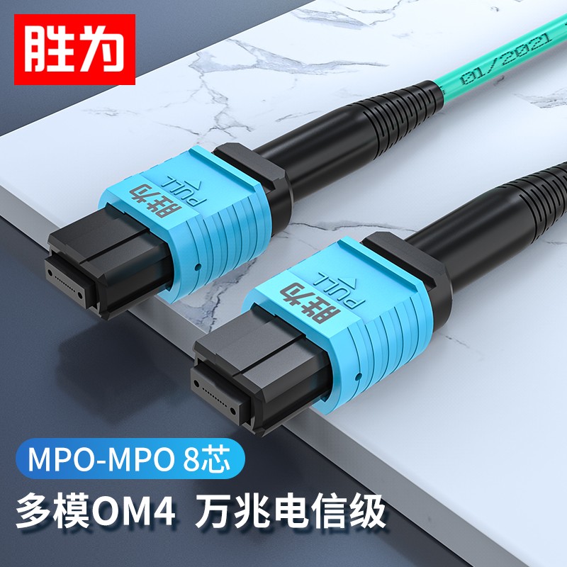 Win for fiber jumper MPO-MPO female head 8-core 12-core network line multi-mode OM4 10000 Gigabit 40G optical module bundle fiber