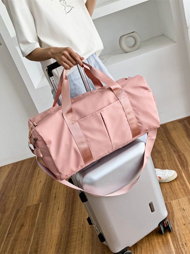 Tide Card Sports Fitness Bag Large Capacity Travel Bag Women Dry Wet Separation Light Waterproof and Contained Student Luggage Bags