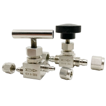 304 stainless steel quick-twist needle valve PU PTFE hose imitation flow control valve straight through plate needle valve 6 8