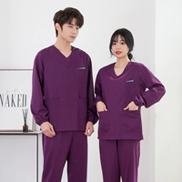 Тяжелая пурпурная и синяя боковая крышка с длинным рукавом-модель