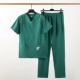 Четырехсторонний быстросохлый темно-зеленый косой треугольник костюм с короткими рукавами
