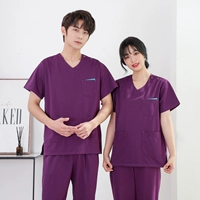 Deep Purple и Lake Blue Edge Костюм с короткими рукавами.