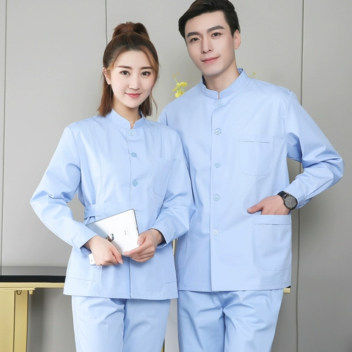 Раздельная униформа медсестры, комплект, лонгслив для работы, рабочая одежда