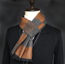 Mens scarf winter high-end business 30-34 years old can not afford the ball tide fashion thickened warm Wei towel young people