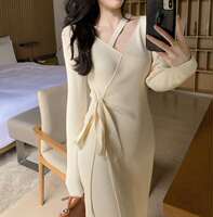 Maternity Dress Winter Dress Pregnant Women Sweater Knitted