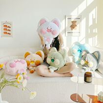 Tikyin@Este Factory Fabric House with the same cartoon plush tumble and cuffle print