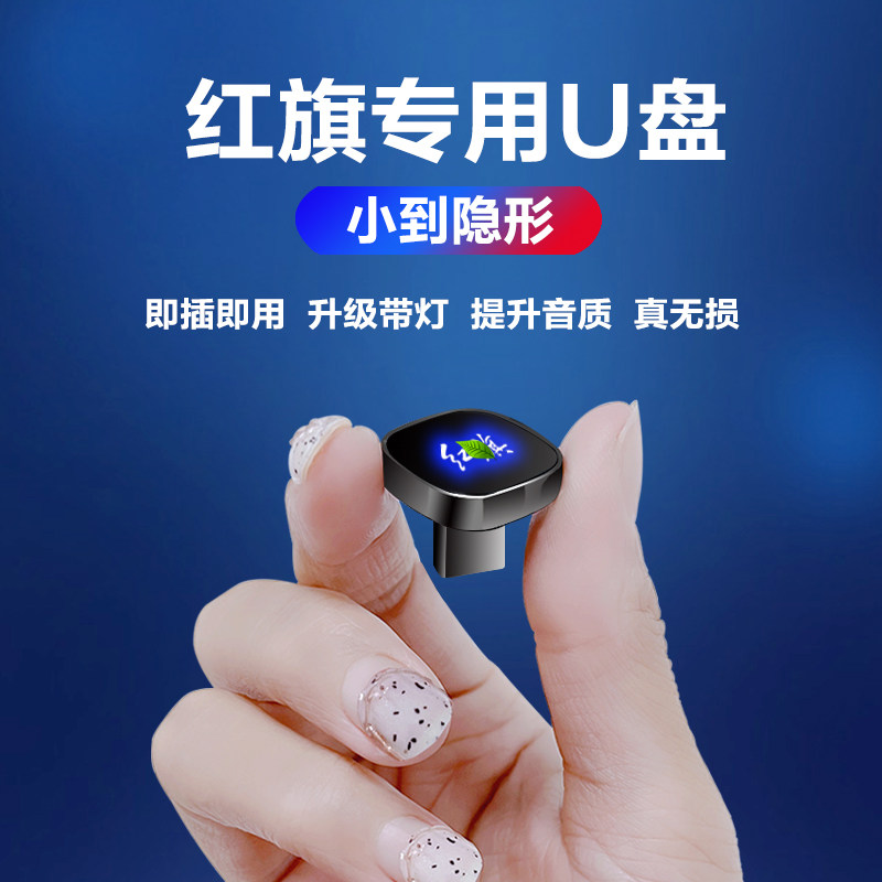 Suitable for Hongqi special car U disk H7 HS7 HS5 H9 EHS9 lossless high-quality mini USB disk invisible