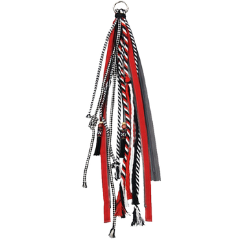 Krzt men's and women's streamers hip hop woven pants chain decoration