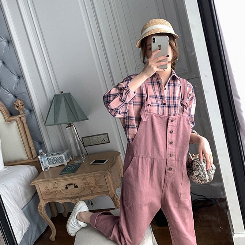 Pregnant women with spring and autumn suit fashion net red ocean relaxed leisure outer wearing nine-minute pants and belly jeans