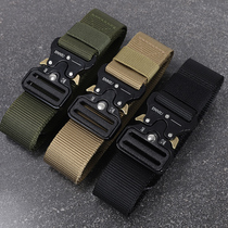Cobra belt mens and womens tactical belt outdoor training girdle special warfare self-defense belt canvas frog suit military belt