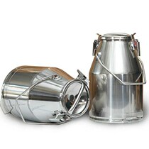 Milk barrel stainless steel barrel insulation milk barrel bucket wine barrel fresh milk transport barrel 25L stainless steel sealed enjoy the new