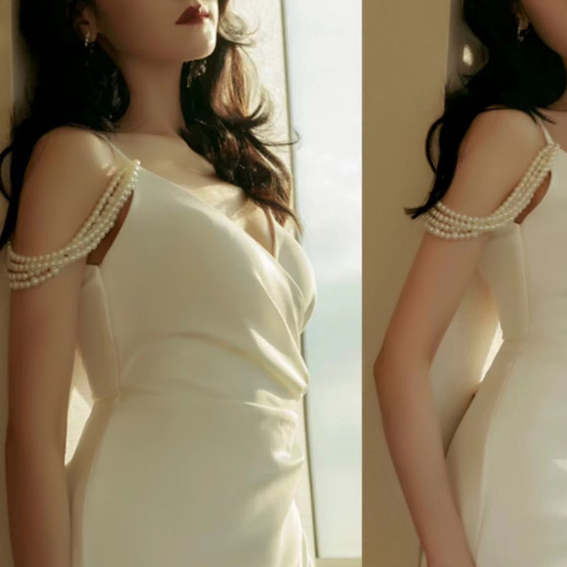 Youlapan Detachable Pearl Multi-Layer Shoulder Chain Light Luxury Necklace Exaggerated Decoration Arm Slimming Accessory for Women Sg55 Youlapan Detachable Pearl Multi-Layer Shoulder Chain Light Luxury Necklace Exaggerated Decoration Arm Slimming Accessory for Women Sg55