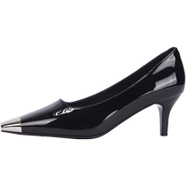Daphne black high heels womens stiletto spring 2024 new workplace formal work shoes French style shoes for women