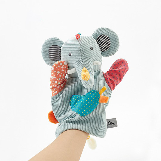 可爱幼儿园动物婴儿手套玩偶手指安抚玩具宝宝儿童游戏手偶布偶