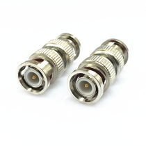 BNC male to male connector Q9 dual-pass bnc straight-through audio and video connector