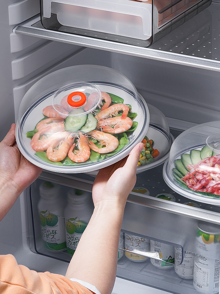 Japan Japan imported fresh-keeping bowl cover household plastic plate cover refrigerator universal round microwave oven oil-proof cover