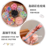 Детская безвредная резинка для волос, аксессуар для волос, не повреждает волосы