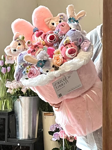 Дисней, мультяшная плюшевая кукла, букет, подарок на день рождения