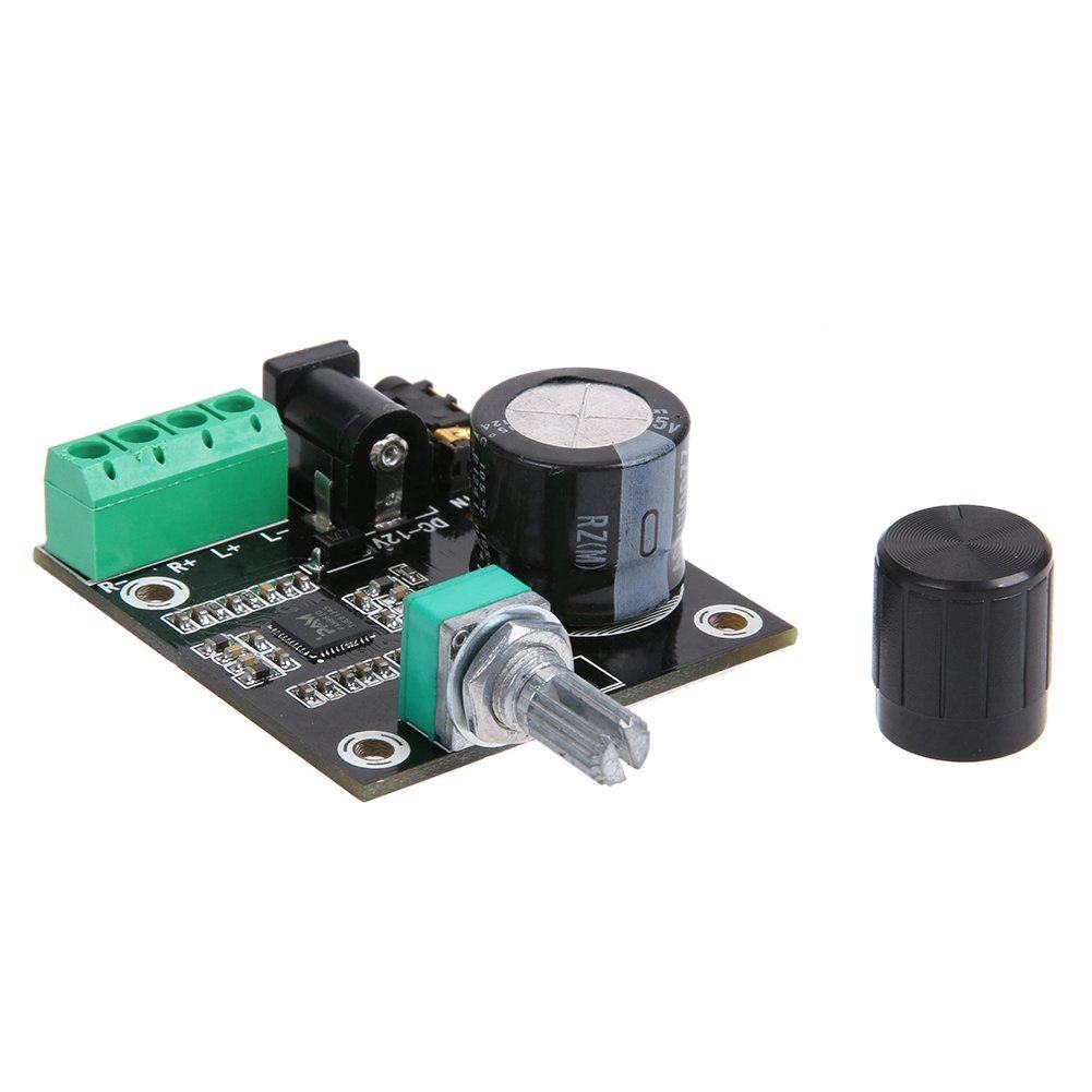 PAM8610数字功放板2.0双声道2*15W立体声音频放大模块带电位器12V
