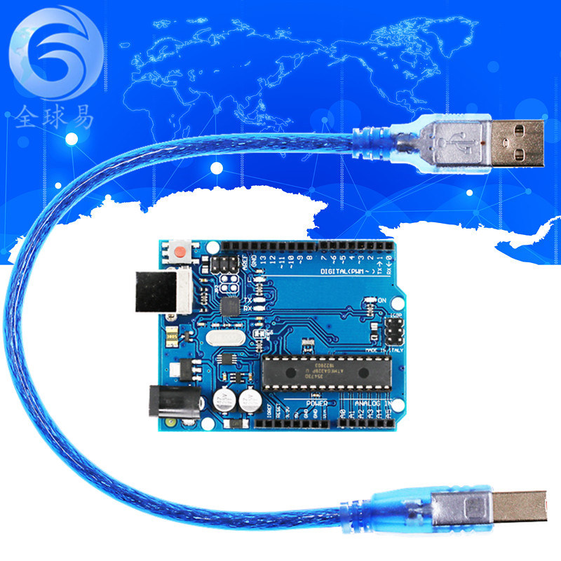 最新版 UNO R3 开发板 官方版本 ATmega16U2 送USB线 SUNLEPHANT