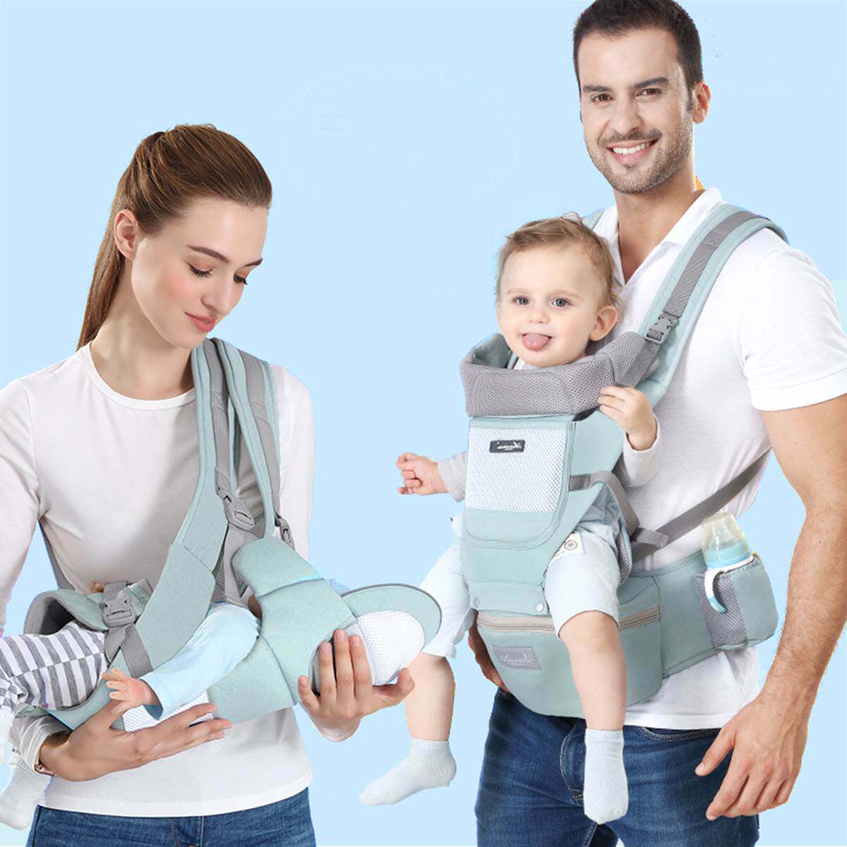 Good baby baby baby bag before and after two-use multifunctional baby lock out simple and light child