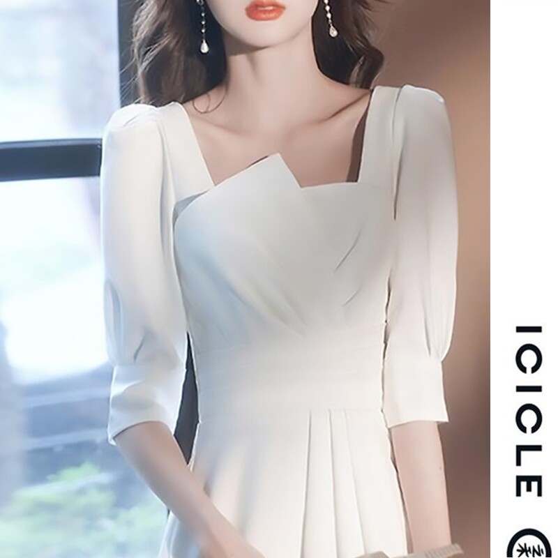 ICICLE Zhihe women's small evening dress 2022 spring and summer new fashion waist dress usually party wedding