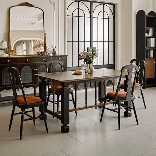 Лента из натурального дерева, стульчик для кормления, в американском стиле, французский ретро стиль