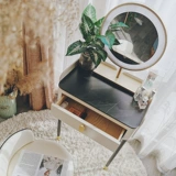 Современный и минималистичный туалетный столик для спальни, коллекция 2023, 60см