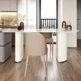 Современный легкий роскошный ресторан остров островки Обеденный столик интегрированный дизайнерский размер квартиры -Ориентированное на домашний домохозяйственный столик для домохозяйств