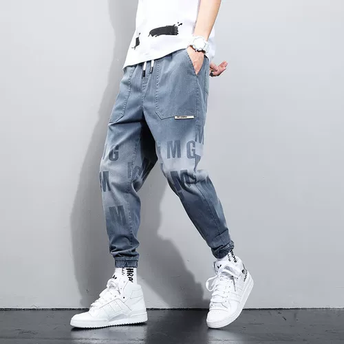 Летние универсальные штаны для отдыха, джинсовые мужские джинсы