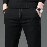 Демисезонные эластичные штаны для отдыха, свободный прямой крой, в корейском стиле, оверсайз