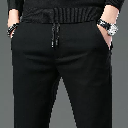 Демисезонные эластичные штаны для отдыха, свободный прямой крой, в корейском стиле, оверсайз