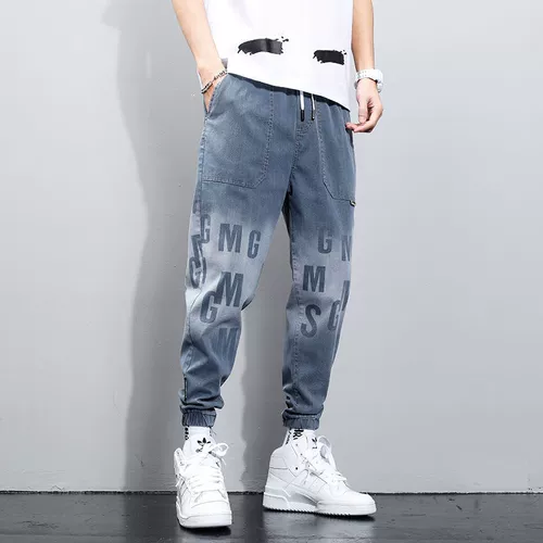 Летние универсальные штаны для отдыха, джинсовые мужские джинсы