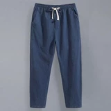 Мужские летние тонкие спортивные штаны, оверсайз, свободный прямой крой