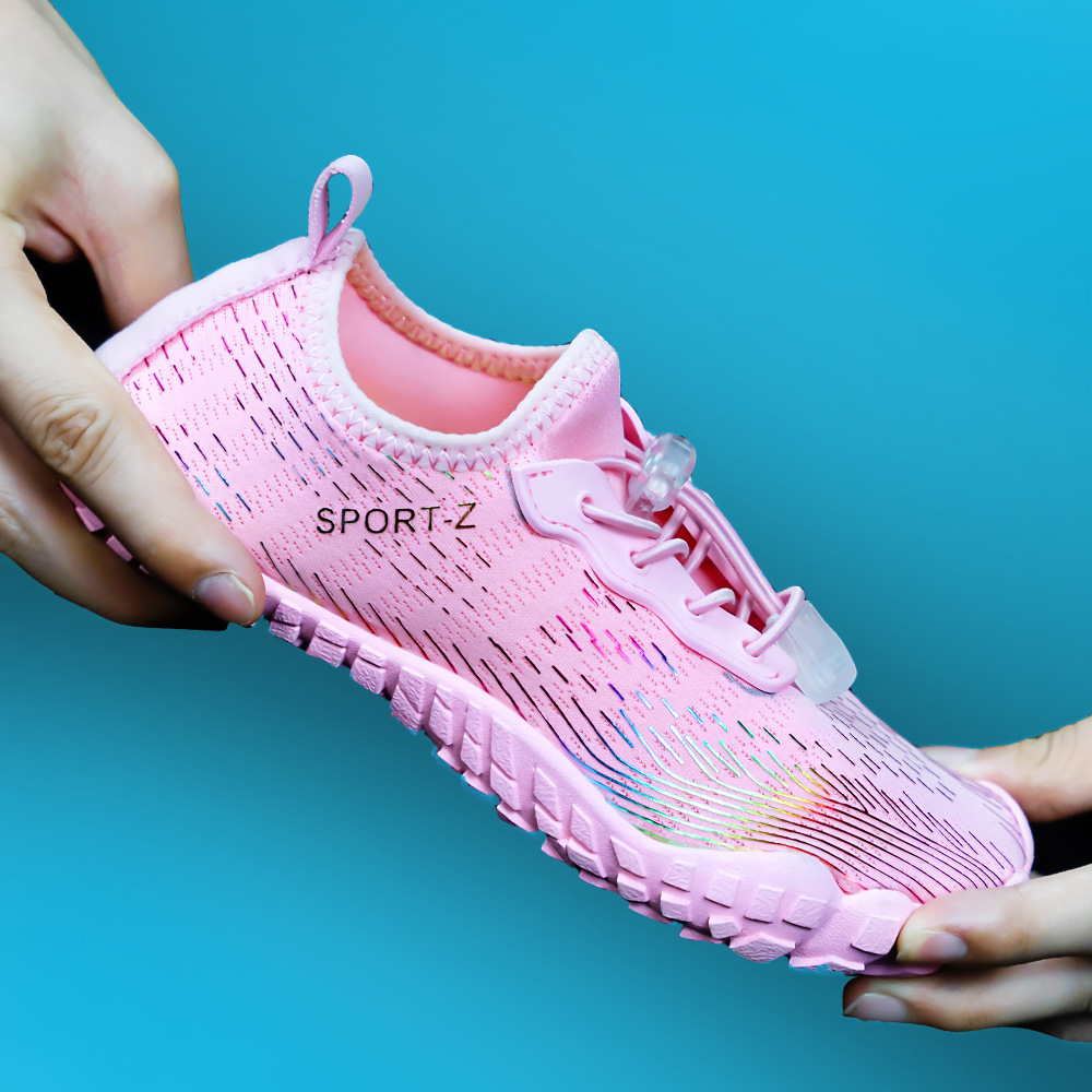 Boys and children upstream shoes five-finger quick-drying breathable beach shoes parent-child outdoor non-slip wading shoes lightweight swimming shoes