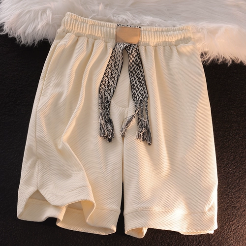 Ретро летние повседневные брюки подходит для мужчин и женщин, баскетбольные спортивные шорты, в американском стиле, свободный крой