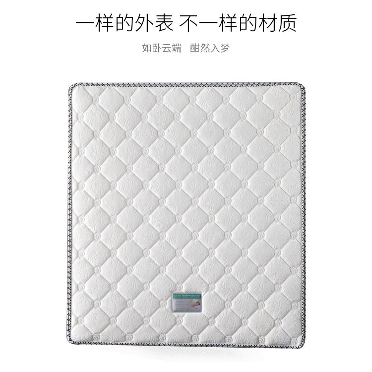 Comfortable velvet fabric natural latex mattress 1 m 8 soft and hard dual use independent spring bag size can be customized